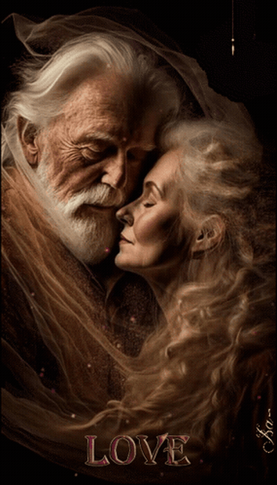 Man And Woman Holding Hands Sun & Moon Together Forever And Beyond GIF
