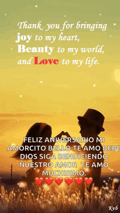 Man And Woman Holding Hands Thank You For Bringing Joy To My Heart GIF