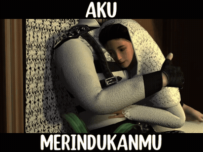 Man And Woman Hugging Aku Merindukanmu GIF