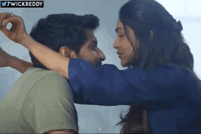 Man And Woman Hugging And Kissing GIF