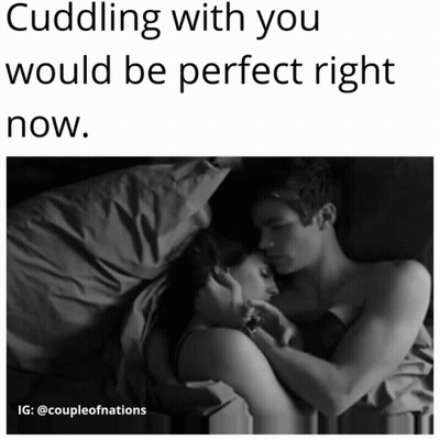 Man And Woman Hugging Cuddle Would Be Perfect GIF
