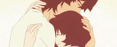Man And Woman Hugging GIF