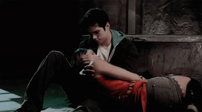 Man And Woman Hugging On Floor GIF