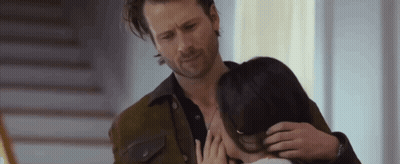 Man And Woman Hugging GIF