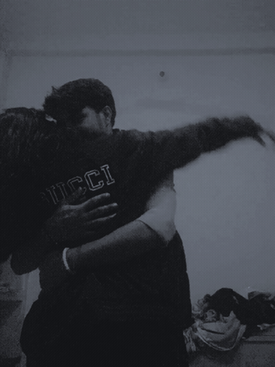 Man And Woman Hugging Saying I Love You My Baby GIF