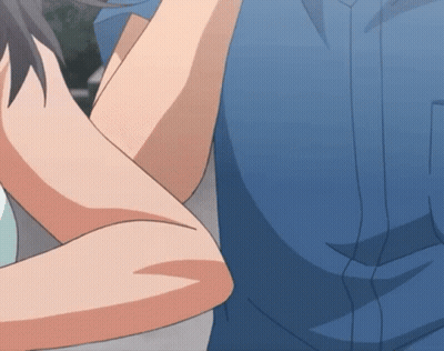 Man And Woman Hugging GIF