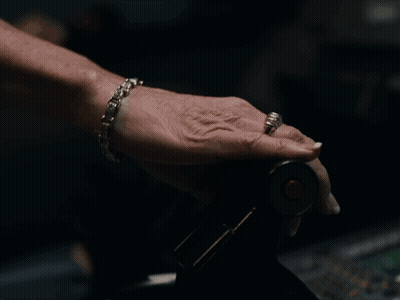 Man And Woman In Airplane Cockpit GIF