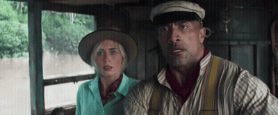 Man And Woman In Car Looking At Something GIF