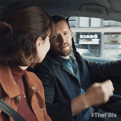 Man And Woman In Car With #Thefbls GIF