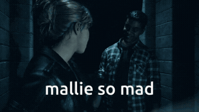 Man And Woman In Dark Room Mallie So Mad GIF