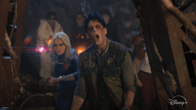 Man And Woman In Disney+ Movie GIF