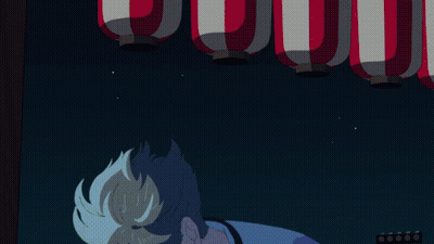 Man And Woman In Front Of Tokyo Drum GIF