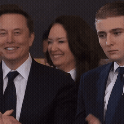 Man and Woman in Suits and Ties
