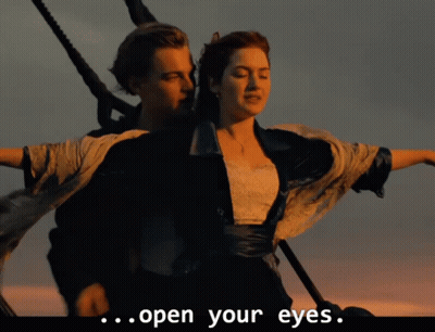 Man And Woman In Titanic Scene GIF