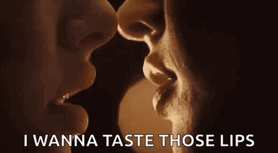 Man And Woman Kissing GIF