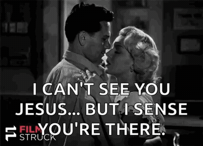 Man And Woman Kissing Black And White Photo Quote GIF
