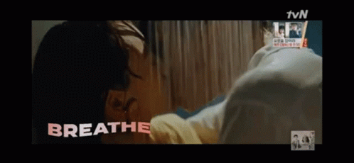 Man And Woman Kissing Breathe GIF