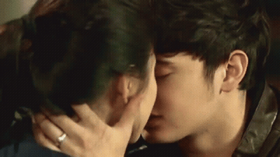 Man And Woman Kissing Forehead GIF