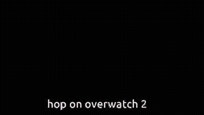 Man And Woman Kissing Hop On Overwatch 2 GIF