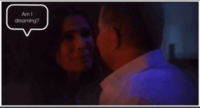 Man And Woman Kissing In Dark Room GIF