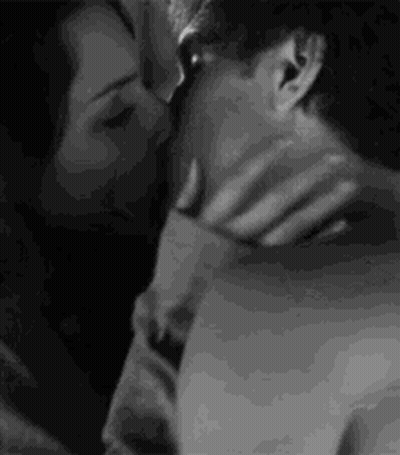 Man And Woman Kissing GIF