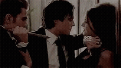 Man And Woman Kissing GIF