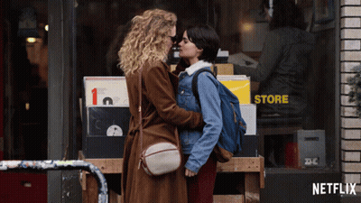 Man And Woman Kissing On Bed GIF