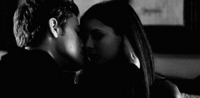 Man And Woman Kissing GIF