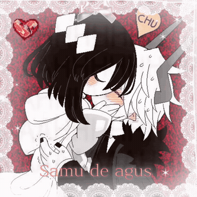 Man And Woman Kissing Samu De Agus GIF