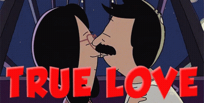 Man And Woman Kissing True Love GIF