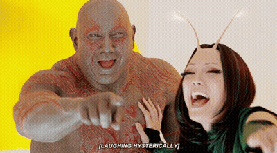 Man And Woman Laughing Hysterically Man Pointing GIF