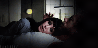 Man And Woman Laying On Bed Taintedgray GIF