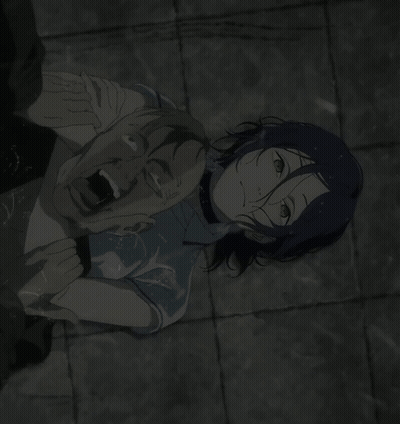Man And Woman Laying On Ground GIF