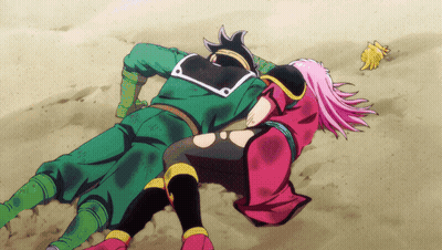 Man And Woman Laying On Ground GIF