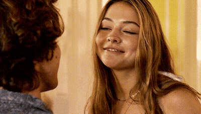 Man And Woman Looking At Each Other GIF