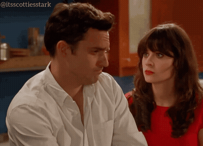 Man And Woman Looking At Each Other GIF