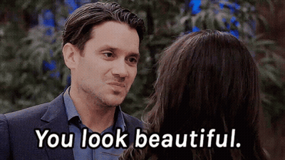 Man And Woman Looking At Each Other GIF