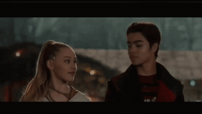 Man And Woman Looking At Each Other Dark Room GIF