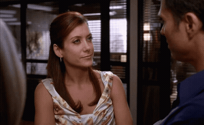 Man And Woman Looking At Each Other GIF