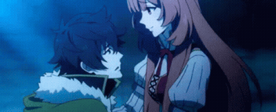 Man And Woman Looking At Each Other In Dark Room GIF