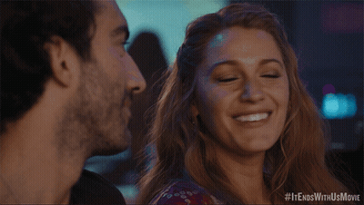 Man And Woman Looking At Each Other It Ends With Us Movie GIF