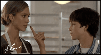 Man And Woman Looking At Each Other Love GIF