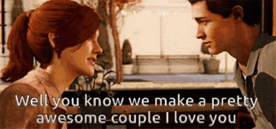 Man And Woman Looking At Each Other Saying Well You Know GIF