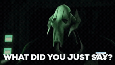 Man And Woman Looking At Each Other Saying What Did You Do GIF