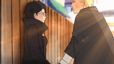 Man And Woman Looking At Each Other GIF