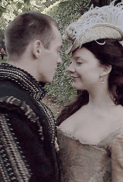 Man And Woman Looking At Each Other GIF
