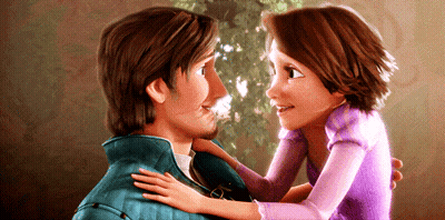 Man And Woman Looking At Each Other GIF