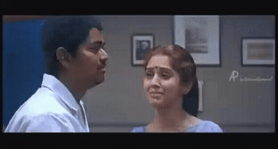 Man And Woman Looking Into Each Other's Eyes GIF