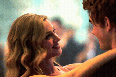 Man And Woman Looking Into Each Other's Eyes GIF