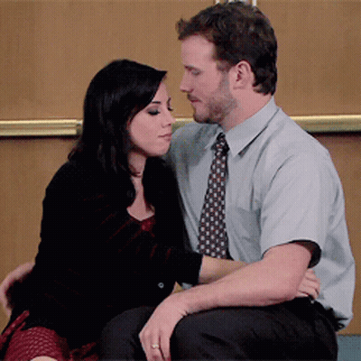 Man And Woman Looking Into Each Other's Eyes GIF